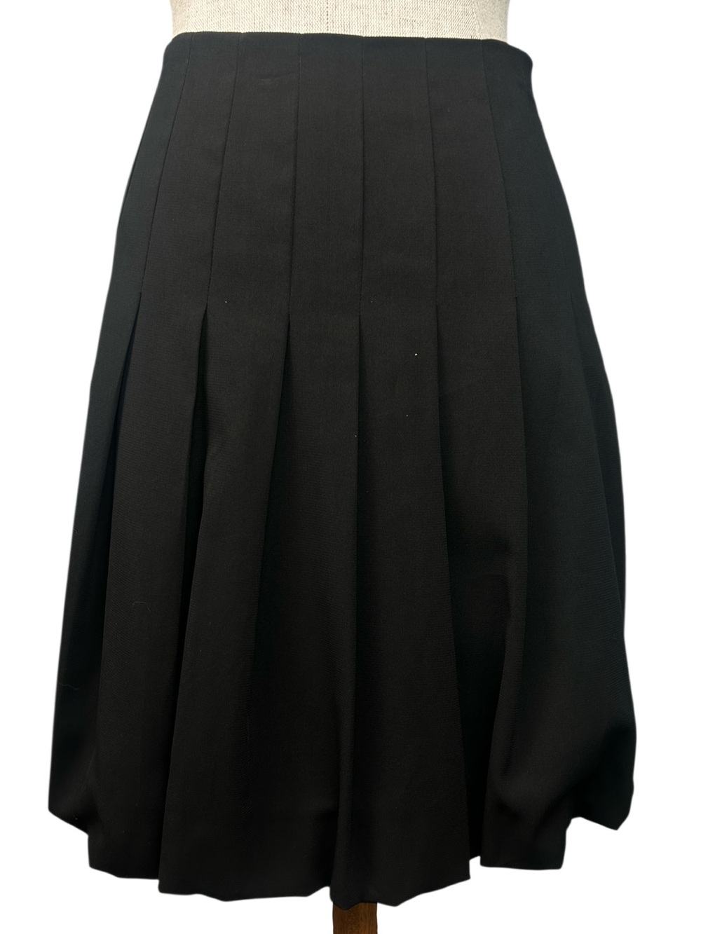 Nicole Black Pleated Skater Skirt